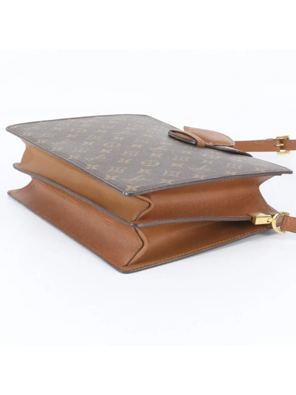 Louis Vuitton Monogram Courcel Leather Shoulder Bag Crossbody